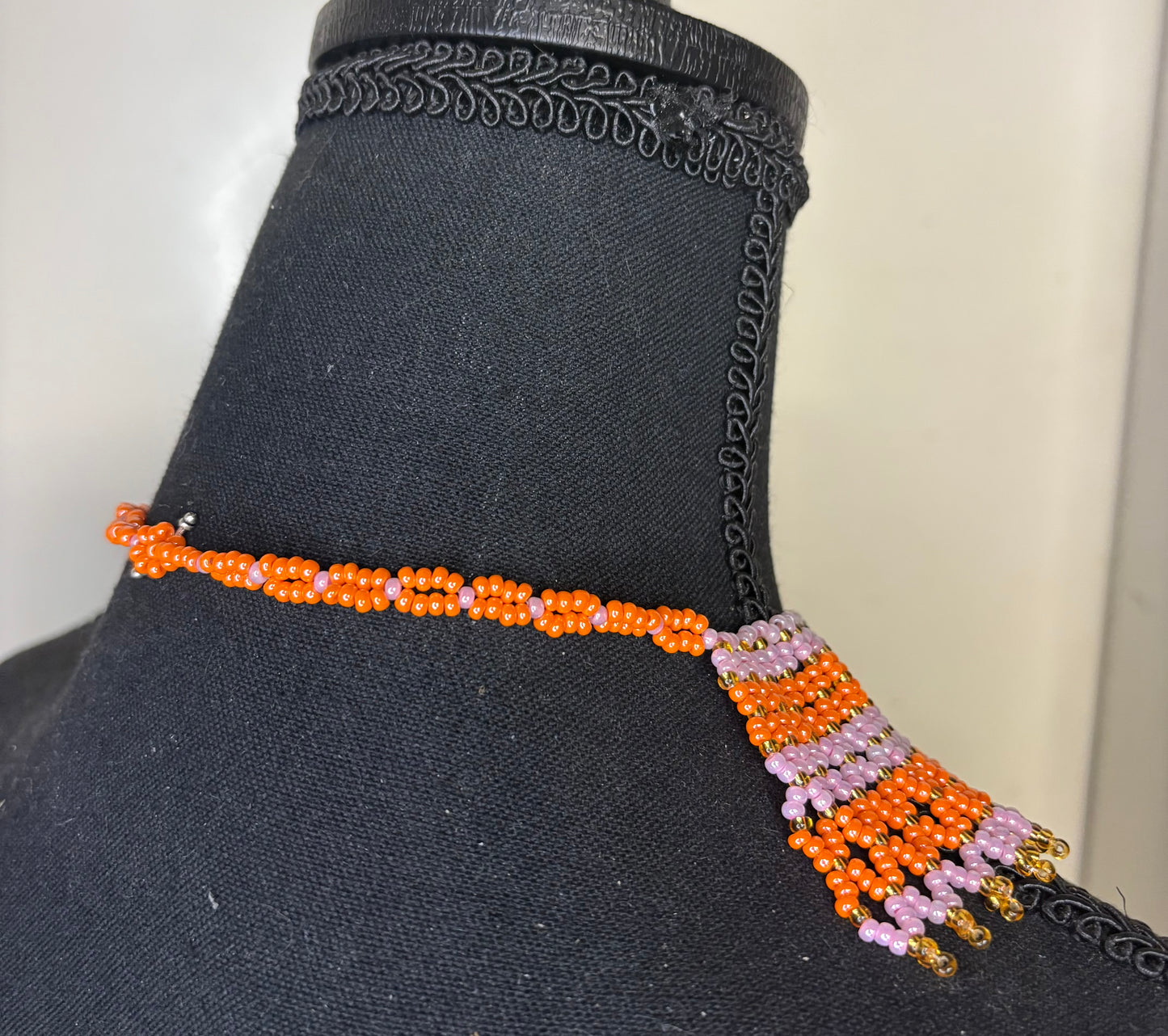 Choker Orange/Pink