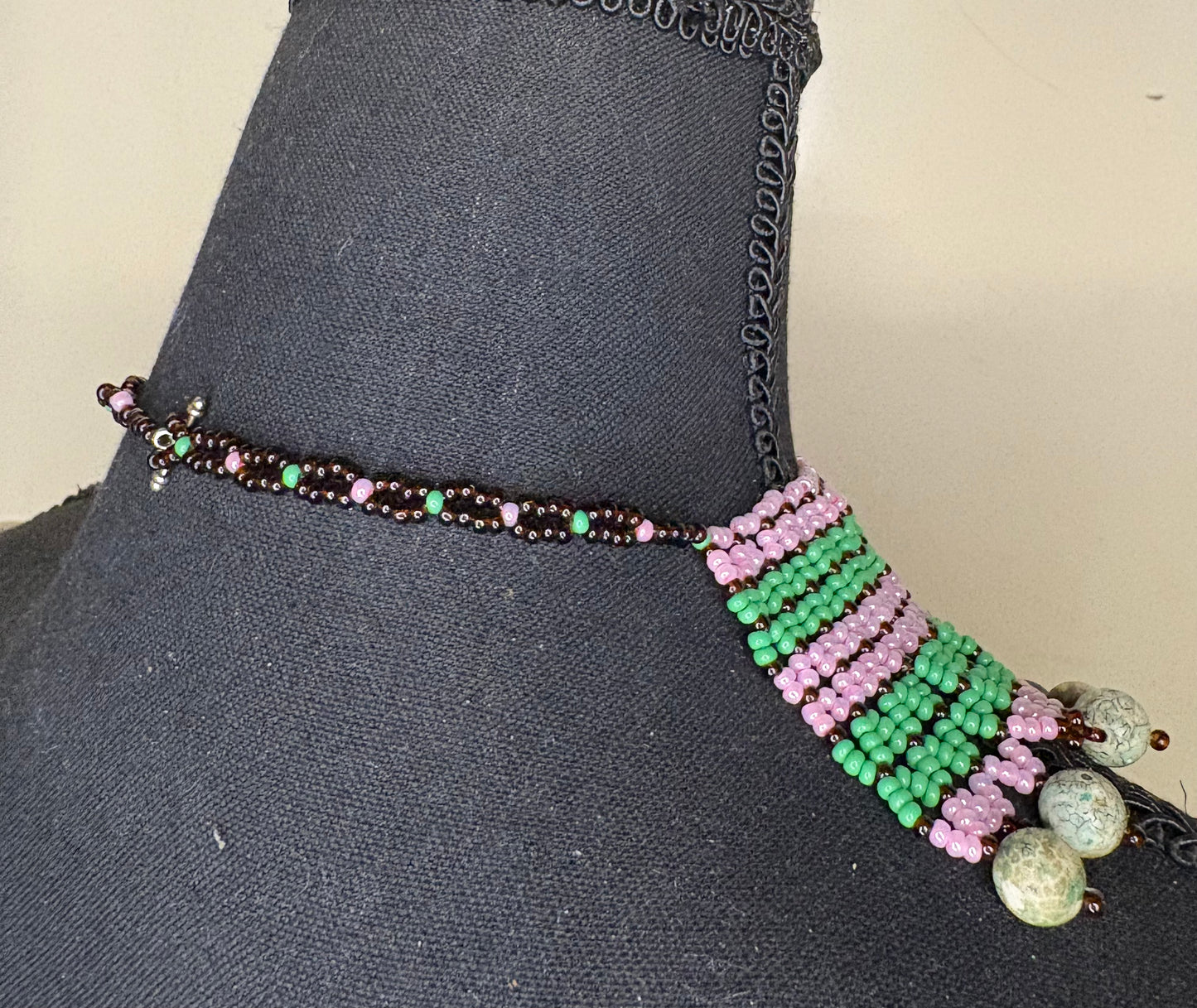 Choker Pink/Green