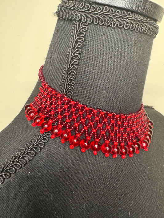 Red Choker Necklace