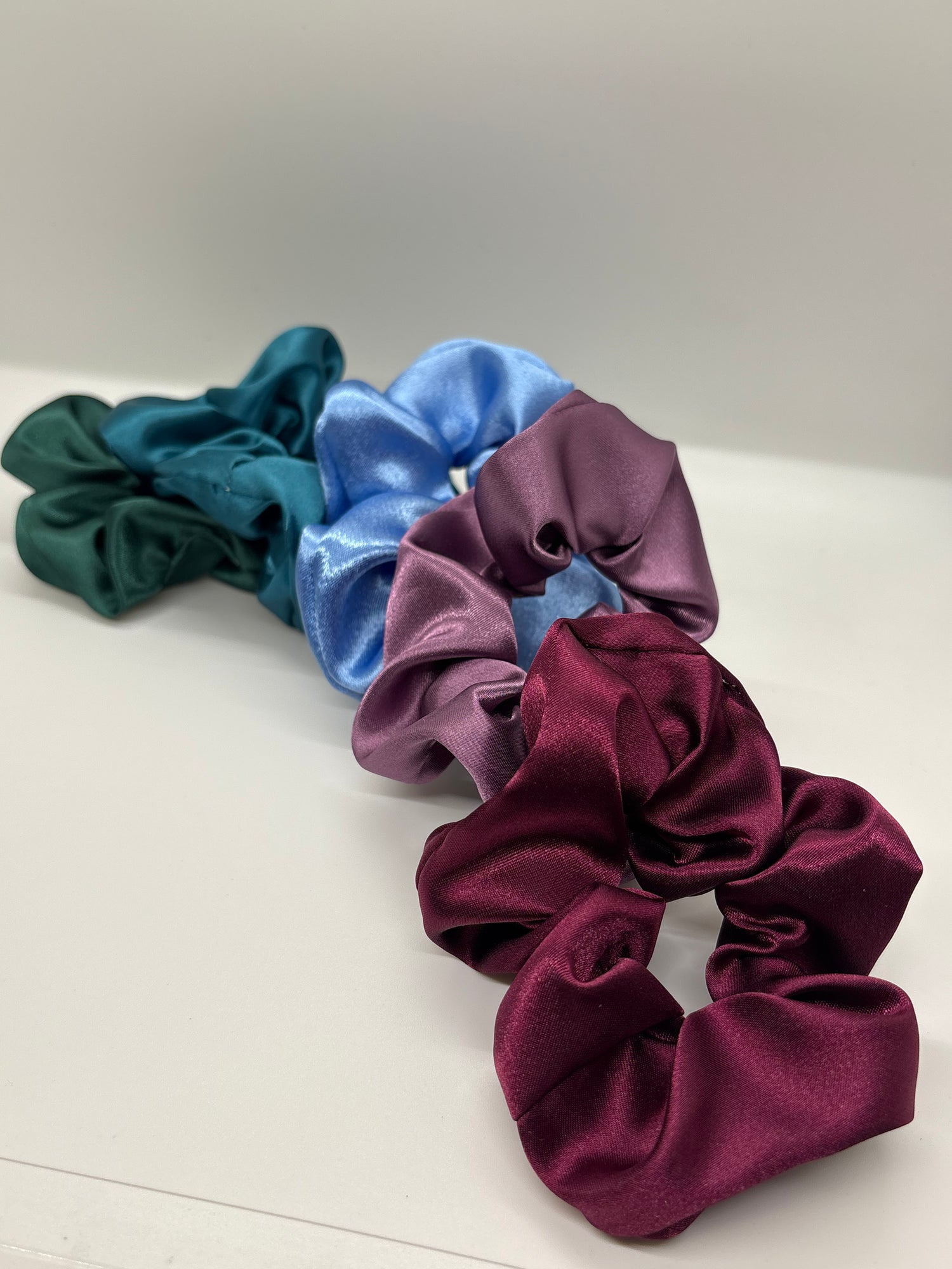 Satin scrunchies