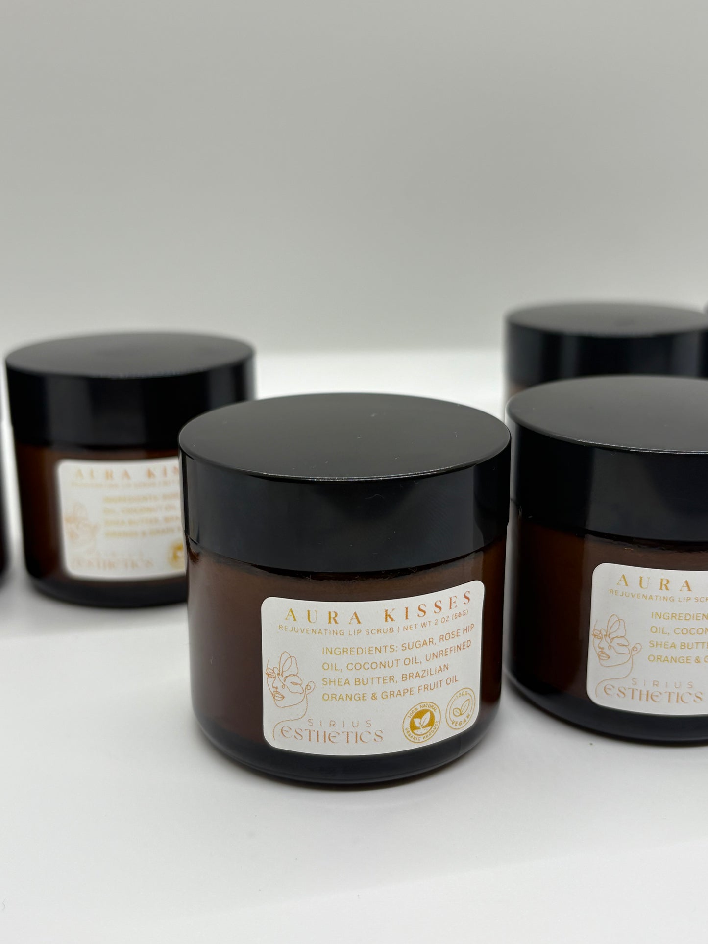 Aura Kisses Lip Scrub