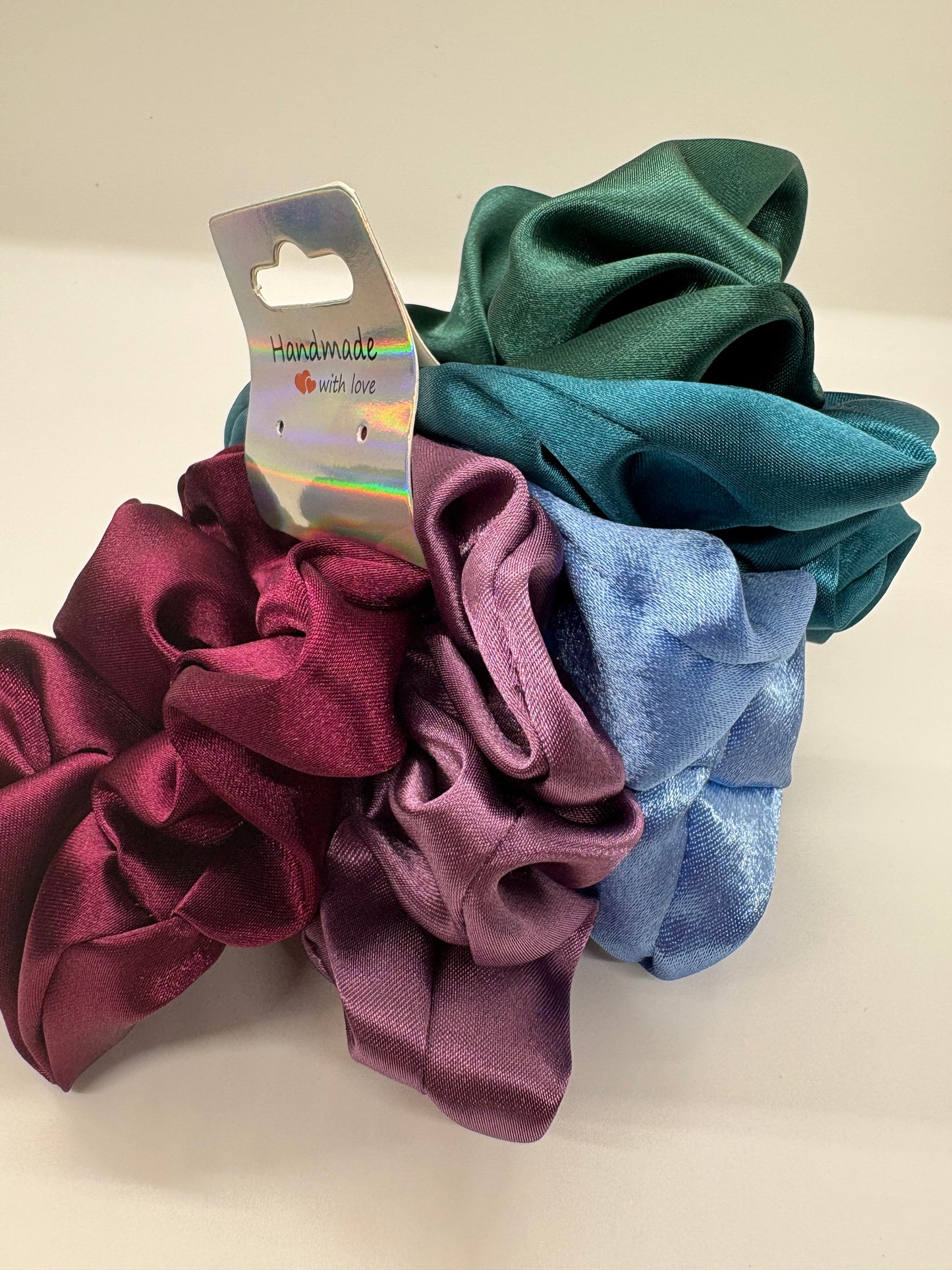 Silky scrunchie 5 pk