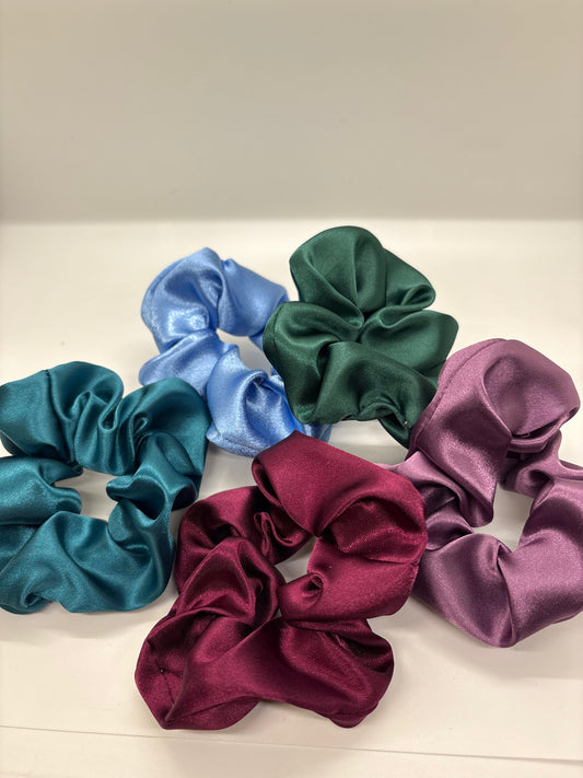 Silky scrunchie 5 pk