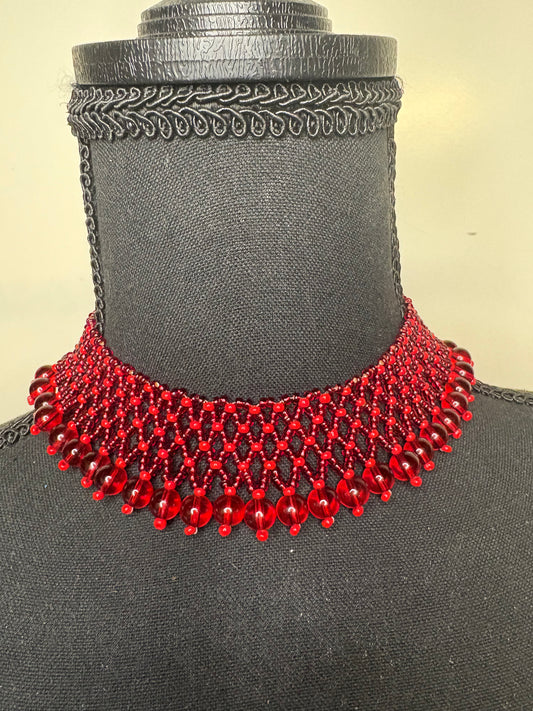 Red Choker Necklace