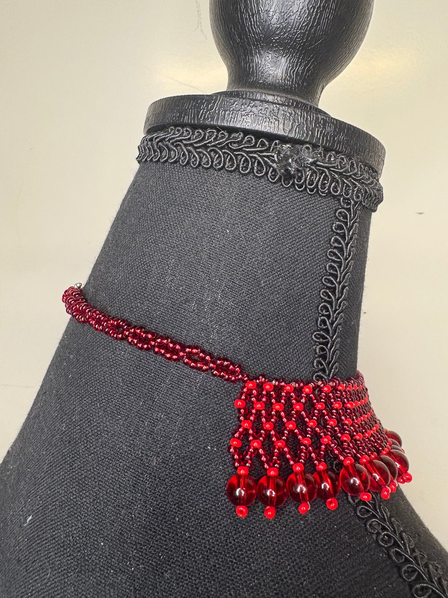 Red Choker Necklace